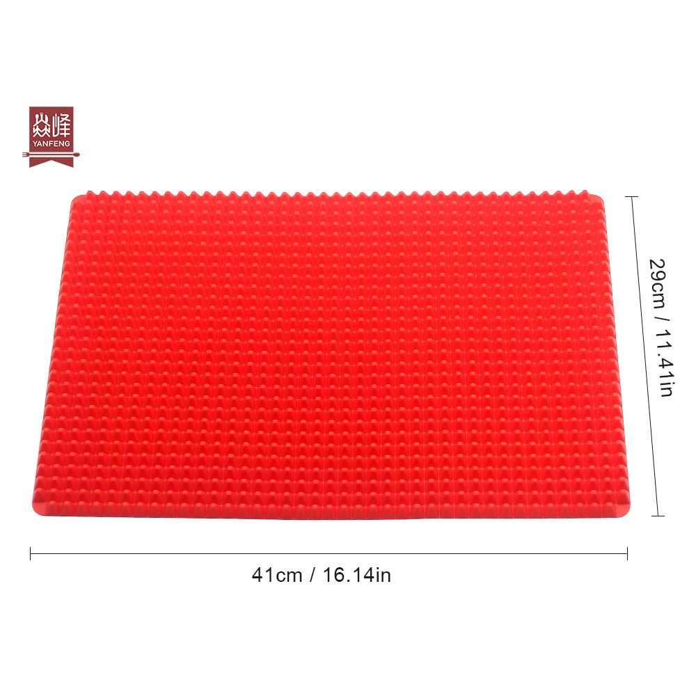 Hot Sale High Temperature Resistance Reusable Non-stick Food Grade Silicone Baking Mat Sheet