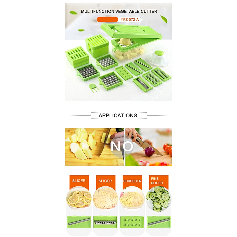 Multifunction Fruit Vegetable Tools for Vegetable Cutting in 3 Different Sets 6 in 1 Vegetable Grater