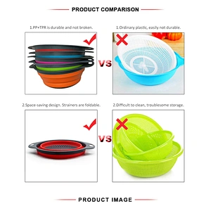 kitchen folding drain basket
