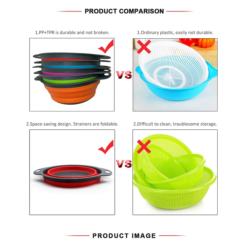 kitchen folding drain basket