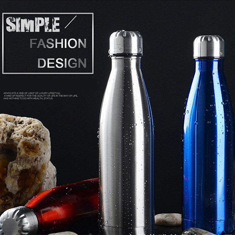 YF 500mL Thermal Insulation Water Bottle for Self-driving Travel Double Wall Durable Stainless Steel Water Bottle
