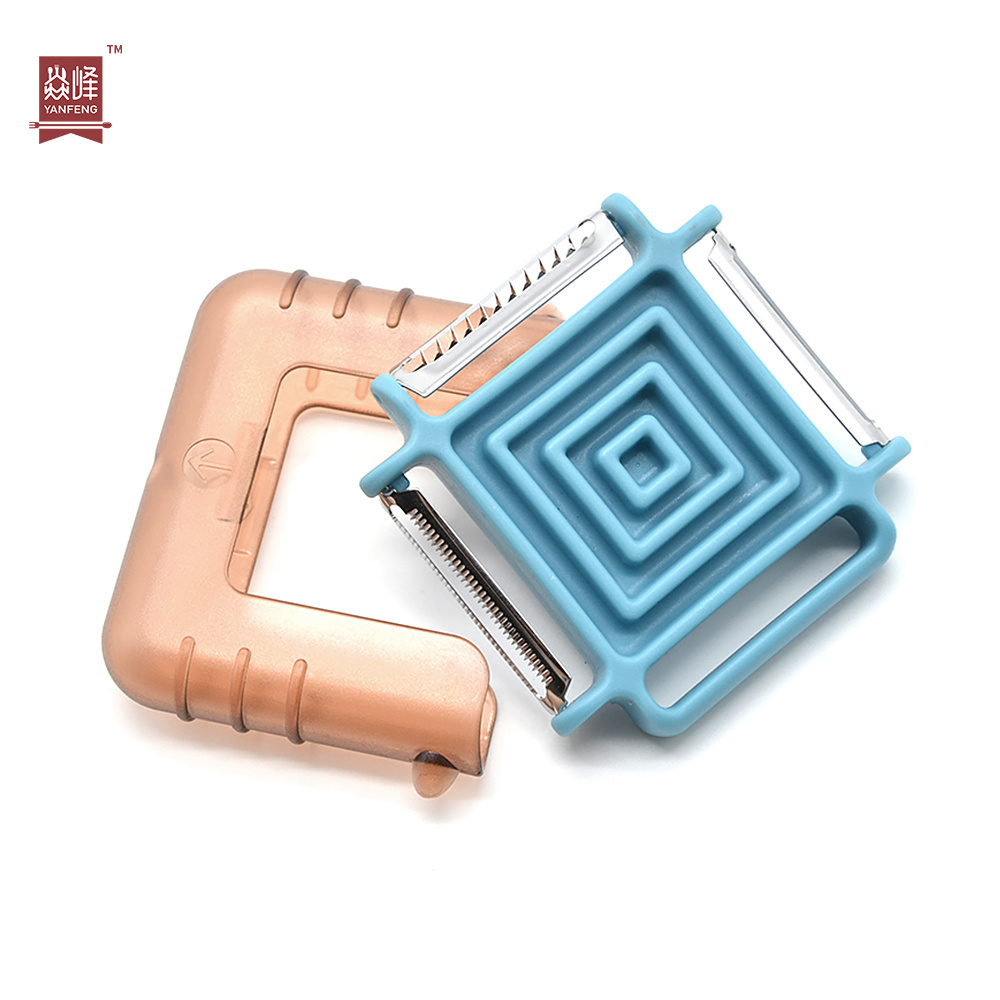 Wholesale Multi Function Kitchen Tools Customized Color 3 in 1 Switchable Peeler with Cover