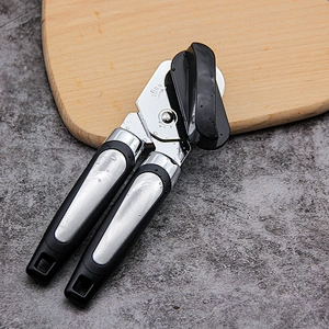 Wholesale price kitchen tools stainless steel can opener comfortable to grip manual can opener