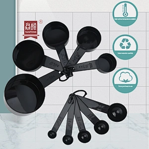 10 pieces Kitchen measuring Tools Plastic Measuring Cups And Spoons Set for Baking Coffee kitchen Accessories