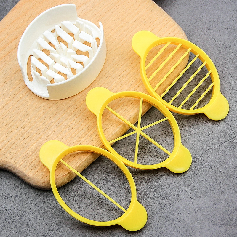 YF Smart kitchen cooking tools multi purpose 3 in 1 egg cutter easy to store portable egg slicer