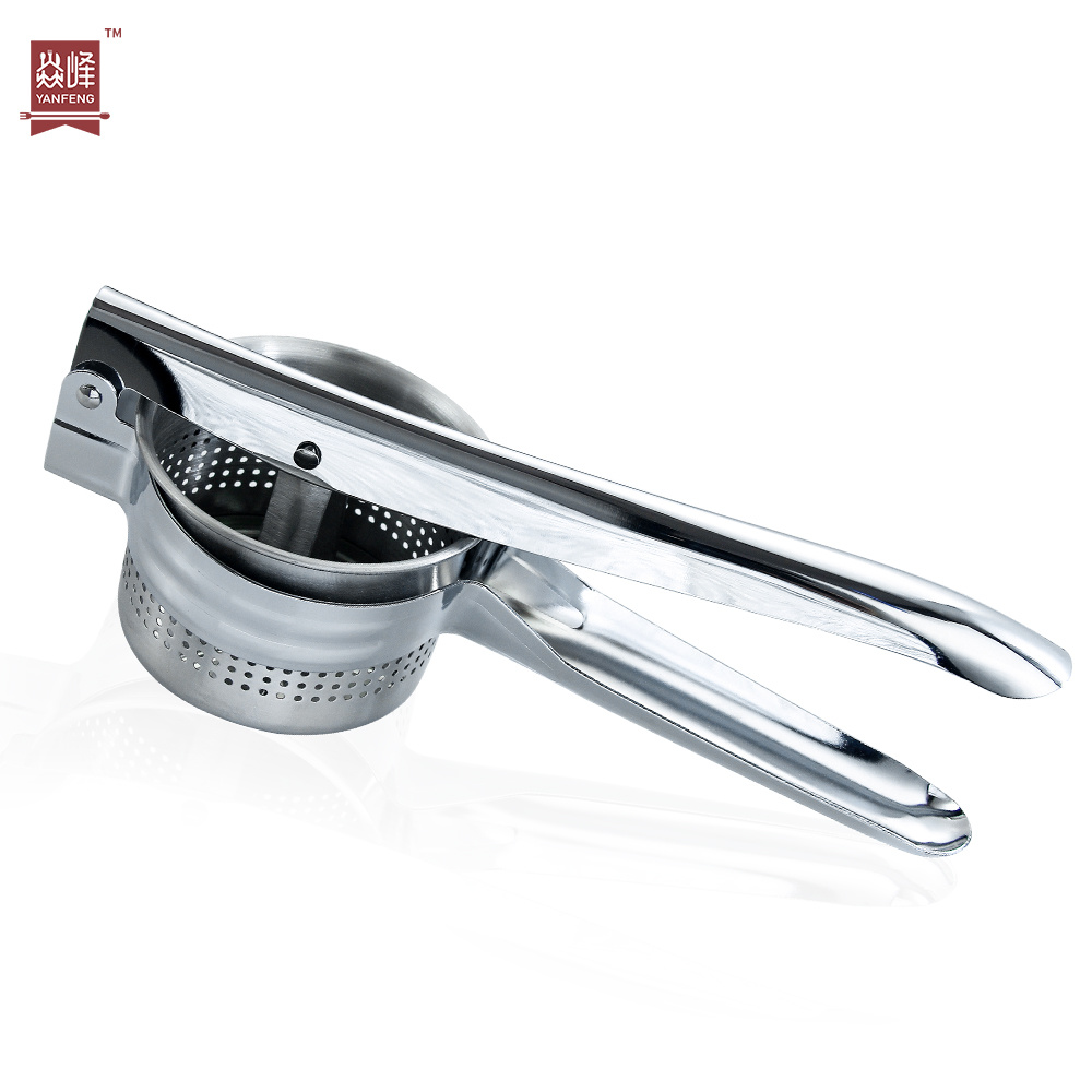 Hot Selling Manual Kitchen Tools with Wholesale Price Potato Ricer Stainless Steel Potato Masher