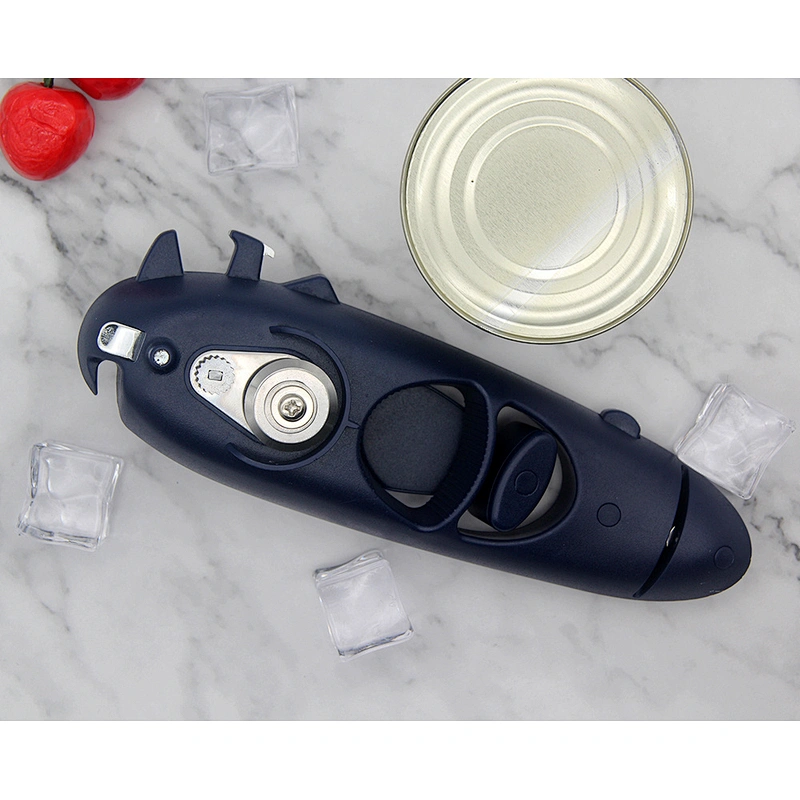 8 in 1 Hand Can Opener Kitchen Tool Multi-function Can Opener Manual with Magnet Stainless Steel Easy Can Jar Opener