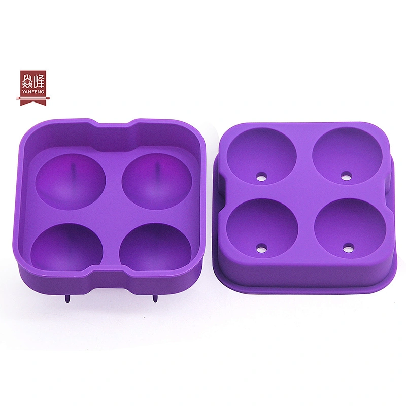 Amazon hot selling food grade silicone new style large silicone ice ball mold with factory prices