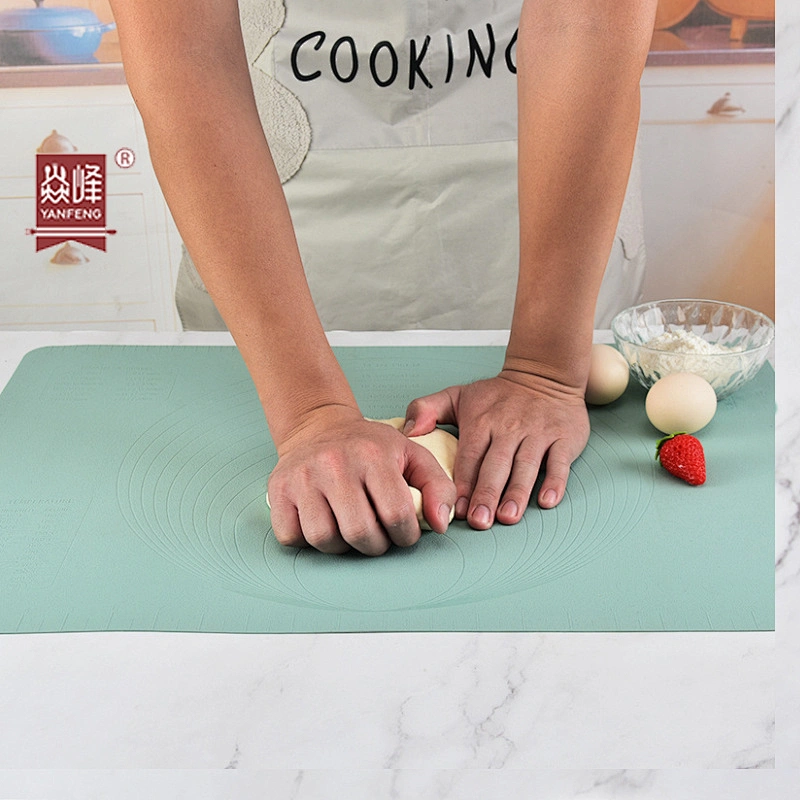 Kitchen Accessories Baking Kneading Dough Mat Non Stick Silicon Mat Bakeware Liners Pads Cooking Tool Kneading Pad With Scale