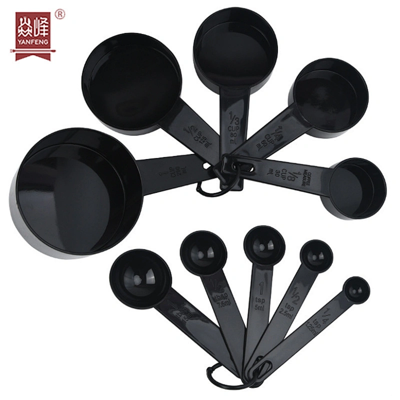 10 pieces Kitchen measuring Tools Plastic Measuring Cups And Spoons Set for Baking Coffee kitchen Accessories