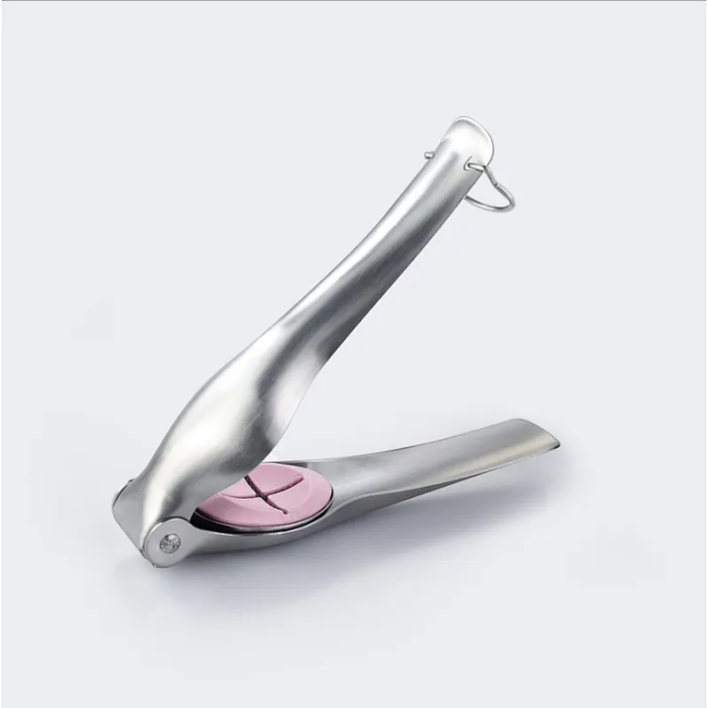 Factory Sales New Stainless Steel Kitchen Gadget Tool 304 Nuts Tool Curved Design Nutcracker Chestnut Cracker Opener