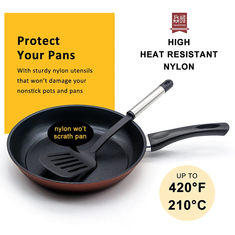 food grade nylon stainless steel kitchen utensils silicone kitchenware cooking tools utensils set