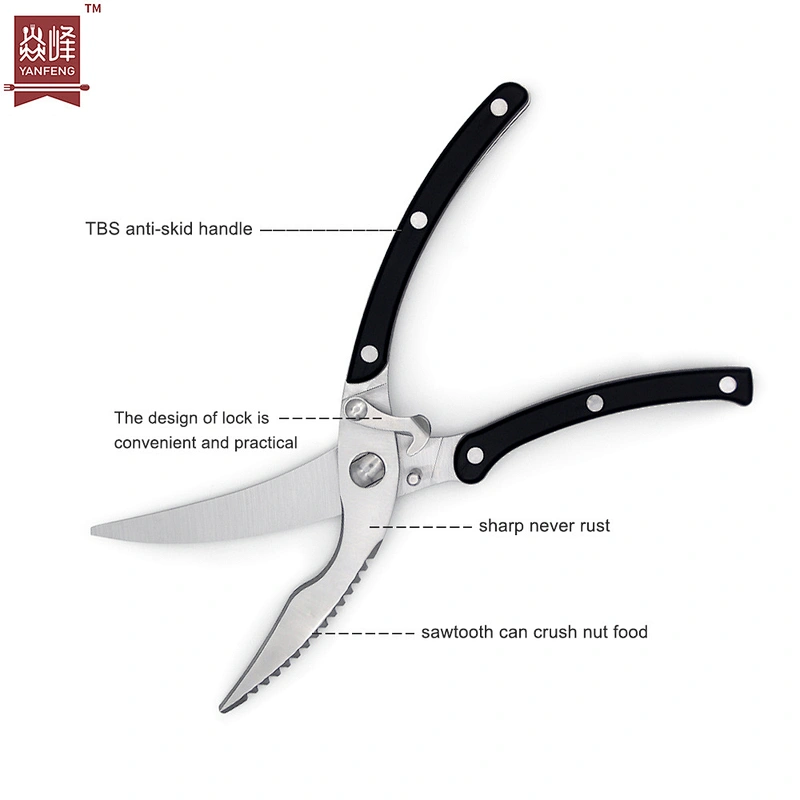 New high quality stainless steel chicken bone scissors for cutting bone