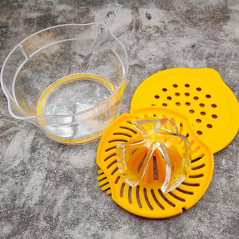 YF Kitchen multi-functional 4 in 1 manual orange juicer lemon orange press lemon squeezer juicer with container