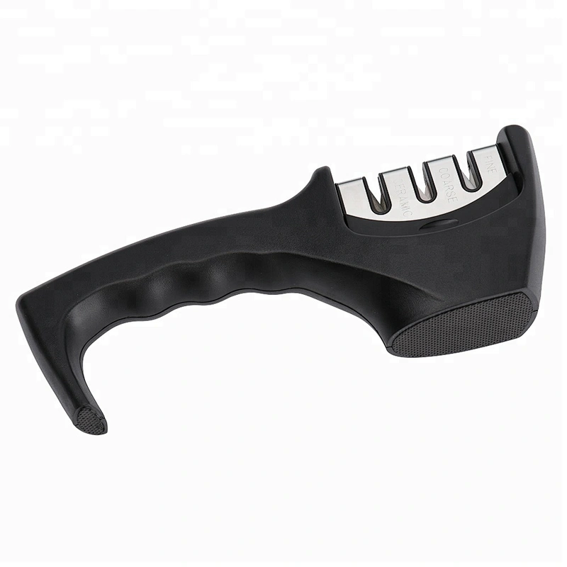 Guangdong Factory China Smart Kitchen 3 Side Sharpening Usage Knife Sharpener Tool