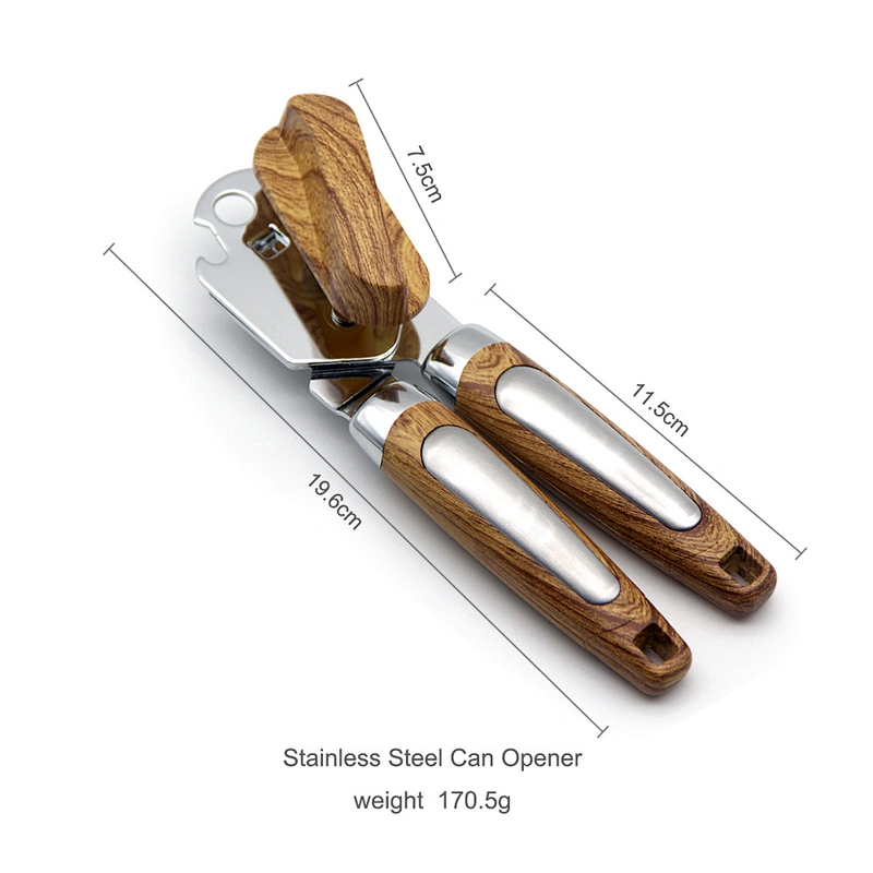 Wholesale portable stainless steel can opener kitchen safety manual can opener