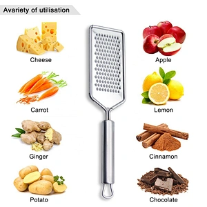 YF 2021 New arrival non-slip handy cheese grater eco-friendly stainless steel potato ginger vegetable zester grater