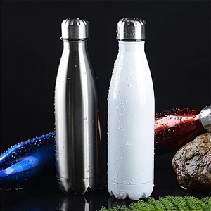YF 500mL Thermal Insulation Water Bottle for Self-driving Travel Double Wall Durable Stainless Steel Water Bottle
