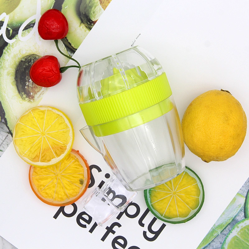 2021Hot selling acrylic commercial hand lemon juicer squeezer manual fruit orange plastic lemon lime squeezer