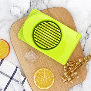 Amazon professional food grade plastic cutter stainless steel 3 in 1 egg slicer