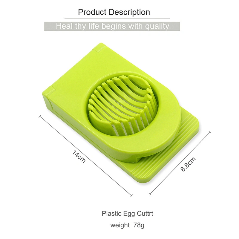 Amazon professional food grade plastic cutter stainless steel 3 in 1 egg slicer
