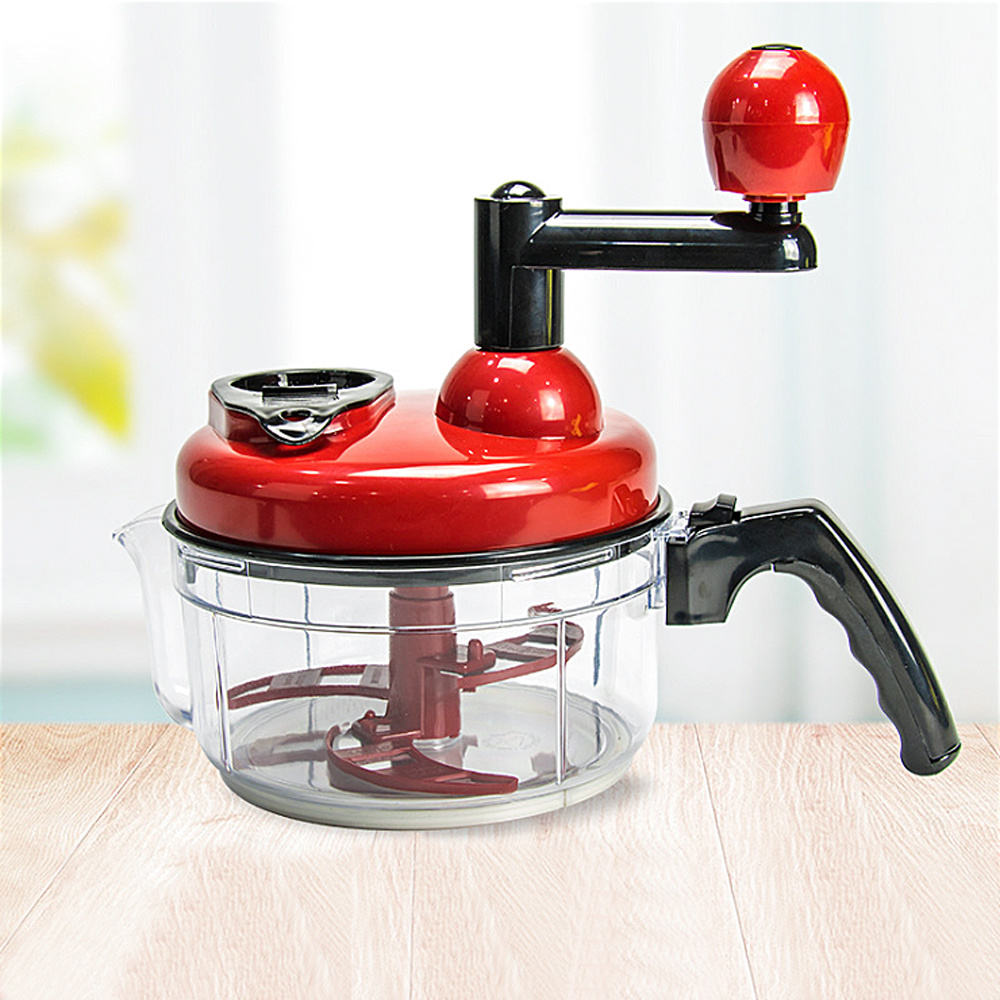 YF Manual Food Vegetable Chopper Stainless Steel Blade Multi-functional Meat Vegetable Fruit Cutting Chopper