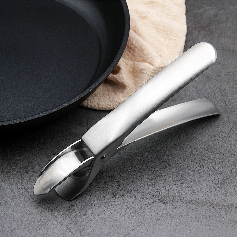 Kitchen Gadget 304 Stainless Steel Anti-scald Clip Bowl Pot Pan Gripper Clip
