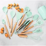 The set of silicone utensils