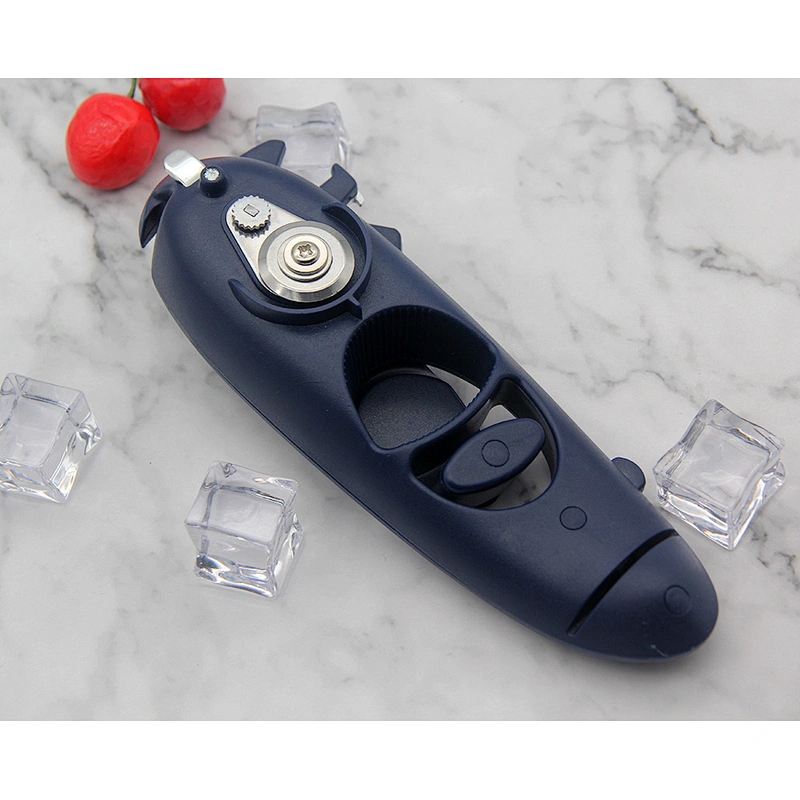 8 in 1 Hand Can Opener Kitchen Tool Multi-function Can Opener Manual with Magnet Stainless Steel Easy Can Jar Opener