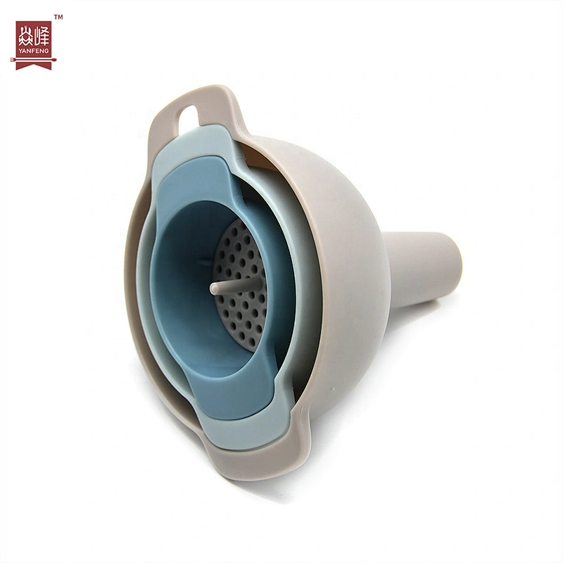 New Arrival Kitchen Accessories Multi Use 3pcs Funnel Set with Removable Strainer for Transferring Liquid