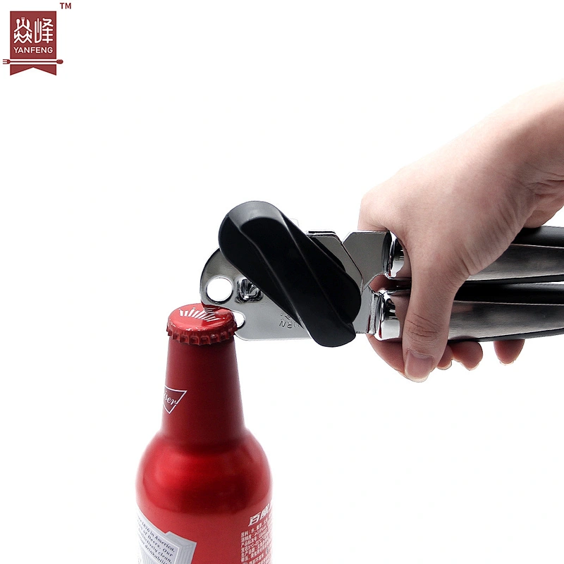 Wholesale price kitchen tools stainless steel can opener comfortable to grip manual can opener