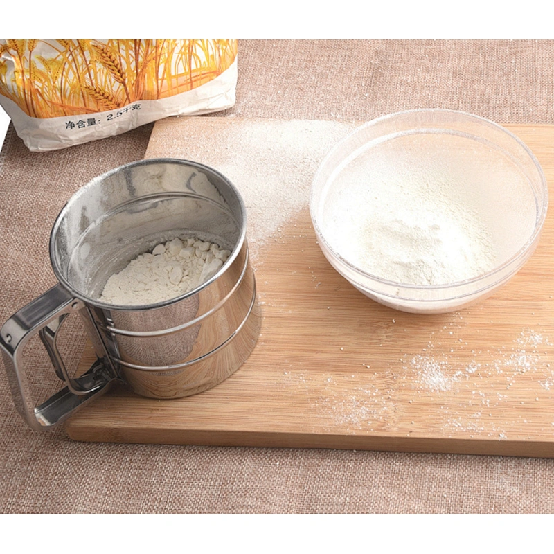 Factory direct sales good price baking tool stainless steel cup flour sifter