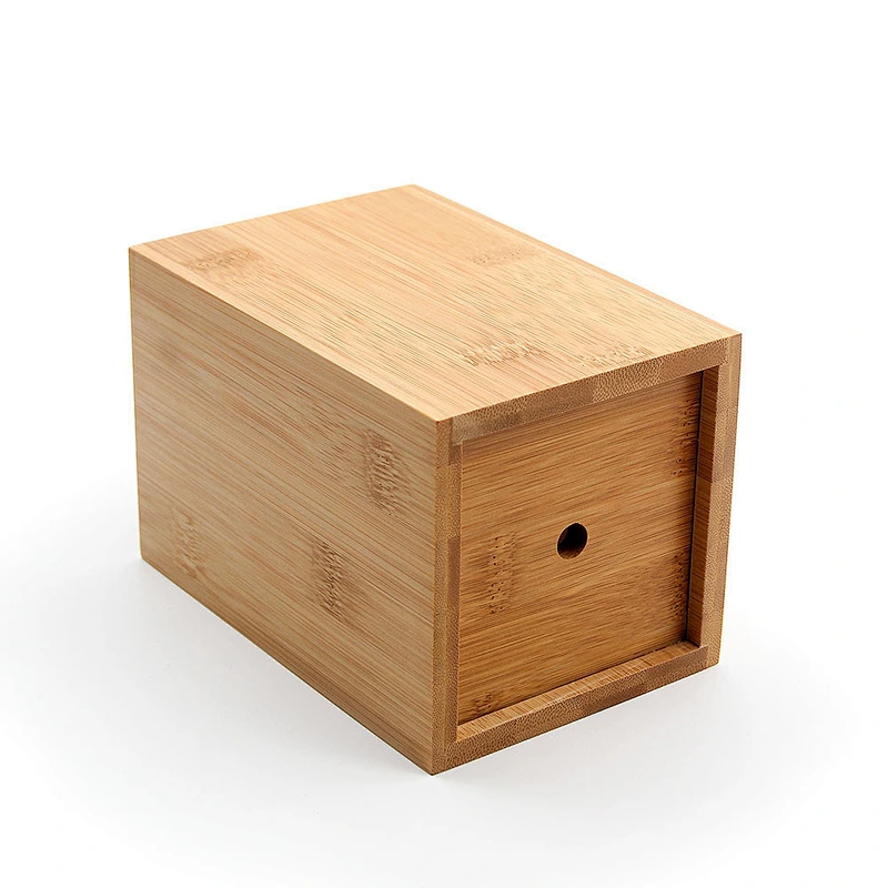 YF Eco-friendly natural bamboo utensil holder tableware organizer square bamboo storage holder