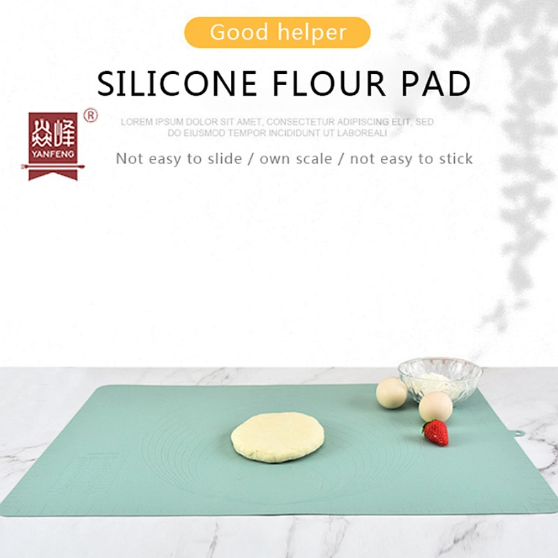 Kitchen Accessories Baking Kneading Dough Mat Non Stick Silicon Mat Bakeware Liners Pads Cooking Tool Kneading Pad With Scale