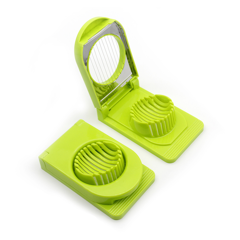 Amazon professional food grade plastic cutter stainless steel 3 in 1 egg slicer