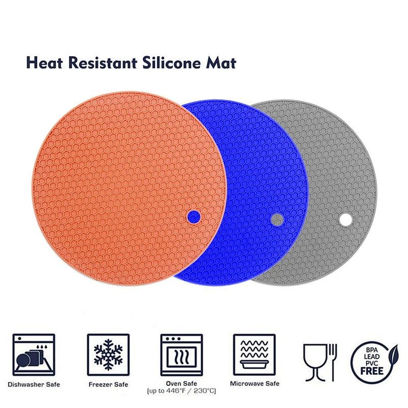 Amazon Hot Selling Household Easy Cleaning High Temperature Protection Table Mat Silicone