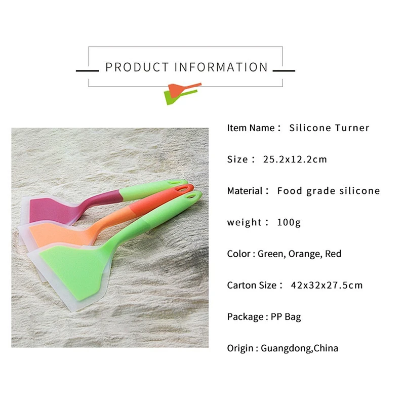Wholesale Price Silicone Nonstick Kitchen Gadget for Cooking Kitchen Turners