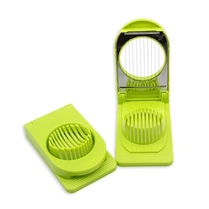 Amazon professional food grade plastic cutter stainless steel 3 in 1 egg slicer