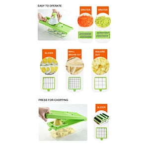 Multifunction Fruit Vegetable Tools for Vegetable Cutting in 3 Different Sets 6 in 1 Vegetable Grater