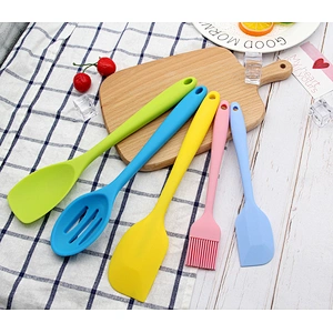 Professional material non stick silicone 10 piece kitchen accessories set utensil