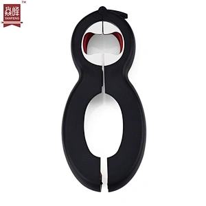YF Wholesale kitchen accessories logo custom stainless steel 6 in 1 jar twist bottle can opener