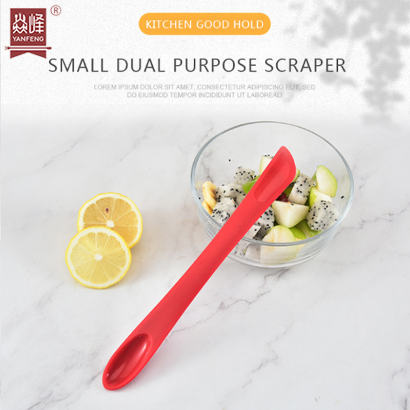 Silicone Spatula Baking Scraper for Cake Decorating Baking tool high temperature resistance two-sided Chef Fruit Spatula