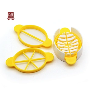 YF Smart kitchen cooking tools multi purpose 3 in 1 egg cutter easy to store portable egg slicer