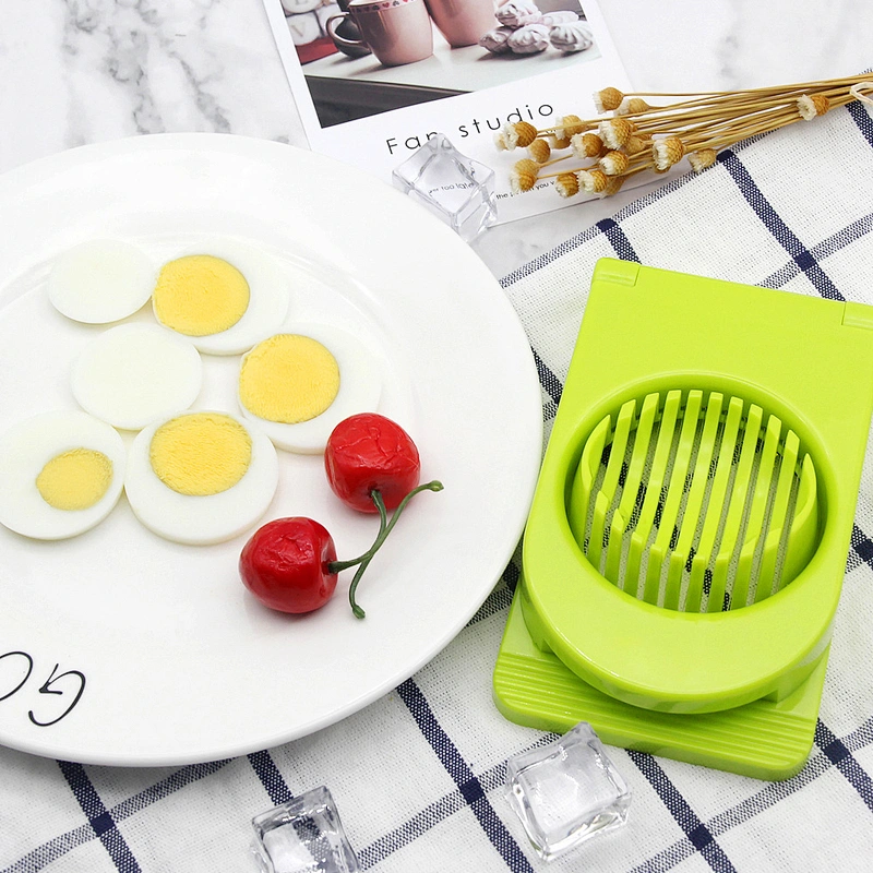 Amazon professional food grade plastic cutter stainless steel 3 in 1 egg slicer