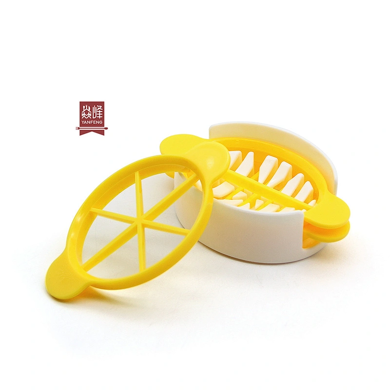 YF Smart kitchen cooking tools multi purpose 3 in 1 egg cutter easy to store portable egg slicer