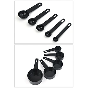 10 pieces Kitchen measuring Tools Plastic Measuring Cups And Spoons Set for Baking Coffee kitchen Accessories