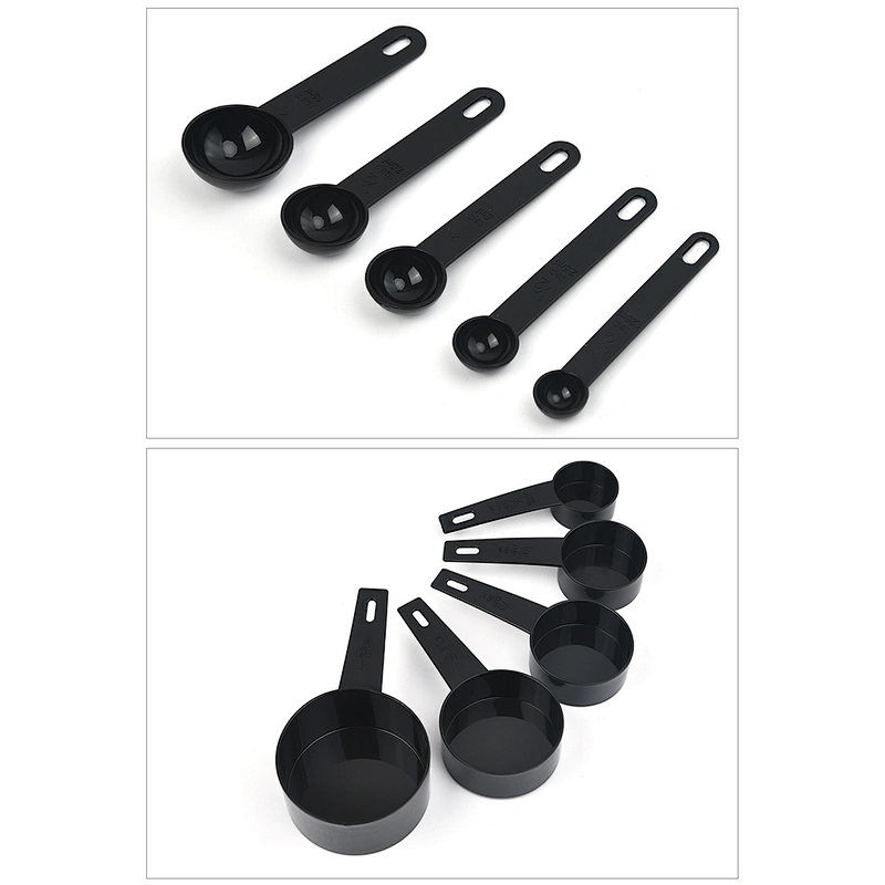 10 pieces Kitchen measuring Tools Plastic Measuring Cups And Spoons Set for Baking Coffee kitchen Accessories