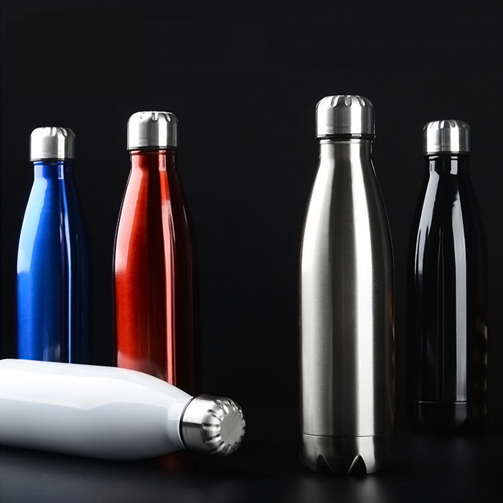 YF 500mL Thermal Insulation Water Bottle for Self-driving Travel Double Wall Durable Stainless Steel Water Bottle