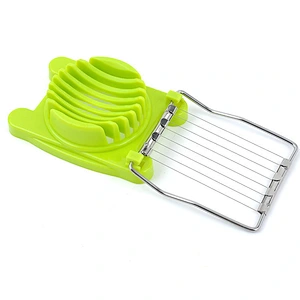 Professional Household Egg Tool Cutter Manual Stainless Steel Egg Slicer