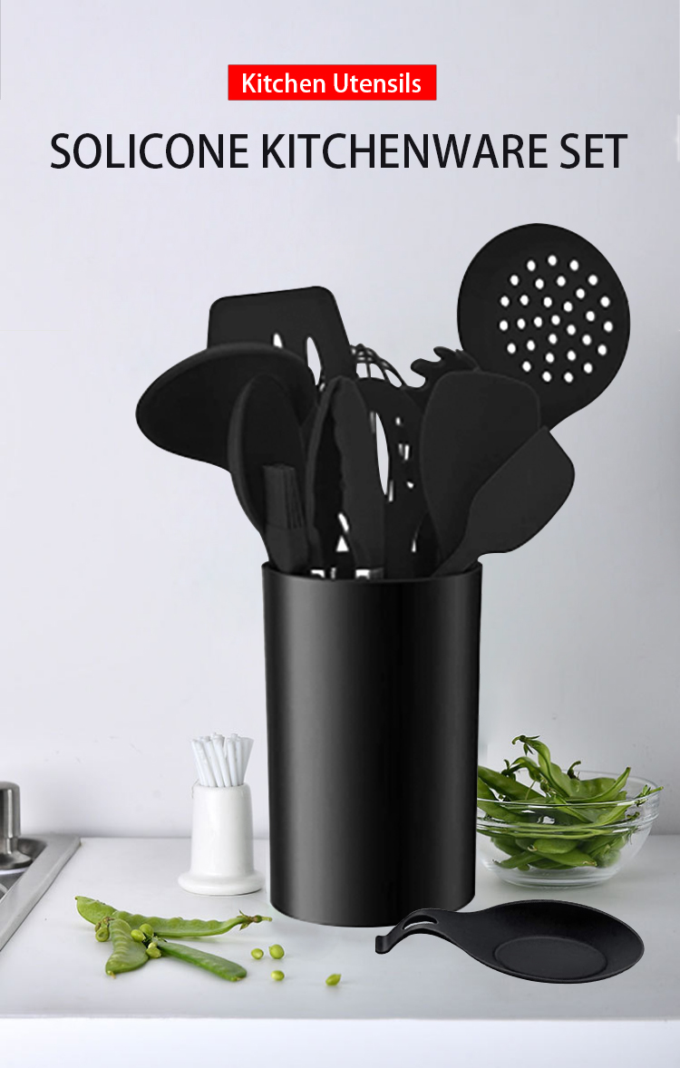 silicone kitchen utensil set